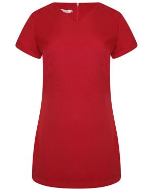 CELESTE Beauty Fitted Tunic Red