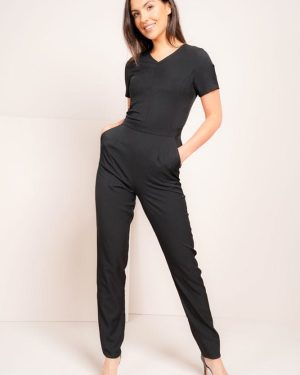 AUDREY Beauty Fitted Jumpsuit Black