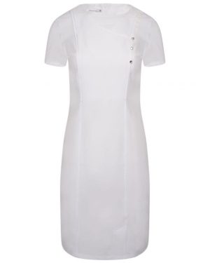 MADELEINE Fitted Dress White