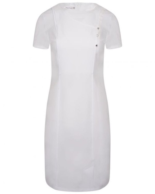 MADELEINE Fitted Dress White