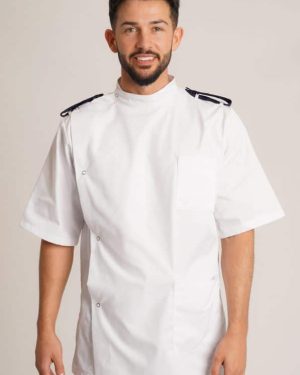 Men's Dental Tunic with Epaulette Loops