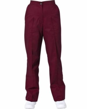 Healthcare Anne Female Straight Leg Trouser Maroon