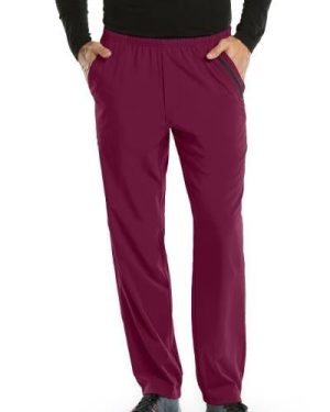 Healthcare Male Cargo Scrub Trouser Wine