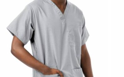 WIS Lightweight Unisex Scrub Top 334LW