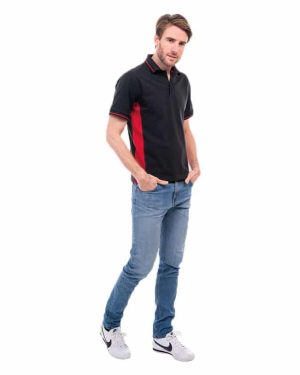 UC117 Two Tone Unisex Poloshirt