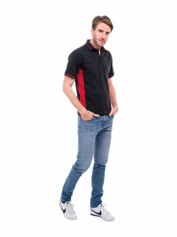 UC117 Two Tone Unisex Poloshirt