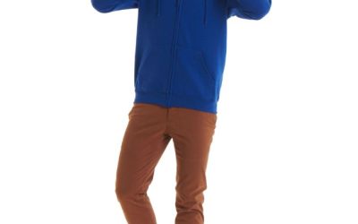 UC504 Adults Classic Full Zip Hooded Sweatshirt