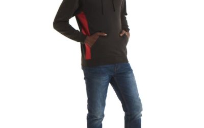 UC517 Two Tone Hooded Sweatshirt