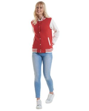 UC526 Ladies Varsity Jacket