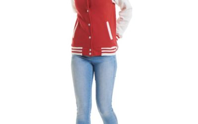 UC526 Ladies Varsity Jacket