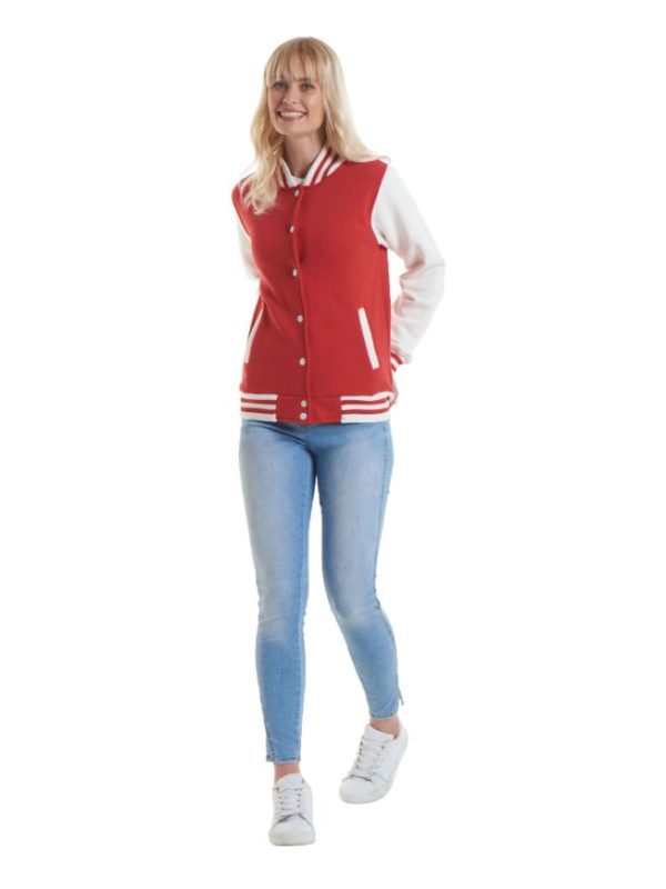 UC526 Ladies Varsity Jacket