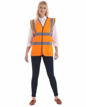 UC801 Sleeveless Safety Unisex Waist Coat