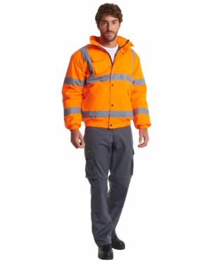 UC804 High Visibility Unisex Bomber Jacket