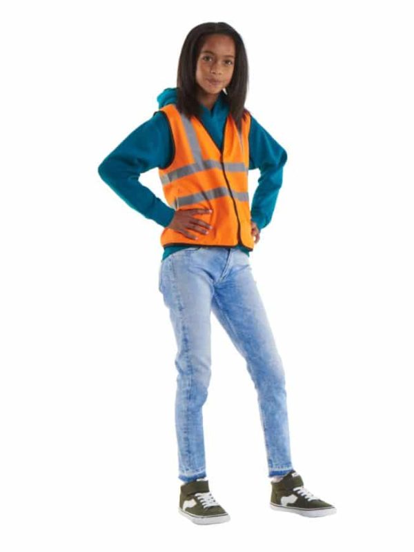 UC806 Children's Hi-Vis Waist Coat Unisex