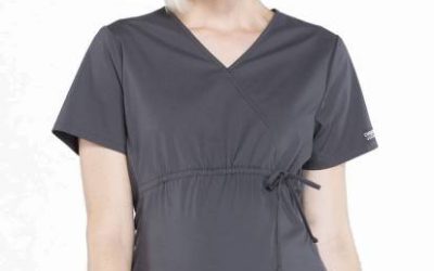Cherokee Maternity Mock Wrap Top