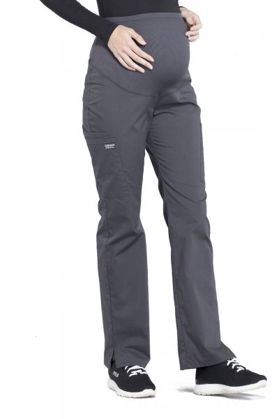 Straight Leg Black Maternity Trousers 