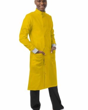 Healthcare Unisex Lab Coat Yellow