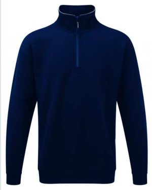 Grouse Quarter Zip Unisex Sweatshirt Navy