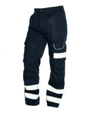 Condor Unisex Combat Trouser with Hi-Vis Bands Navy