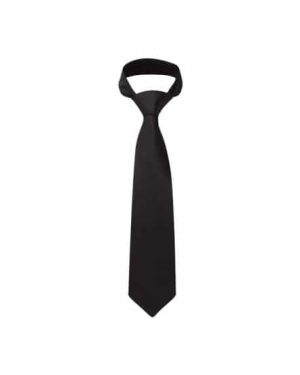 Plain Wrap Tie Unisex Navy