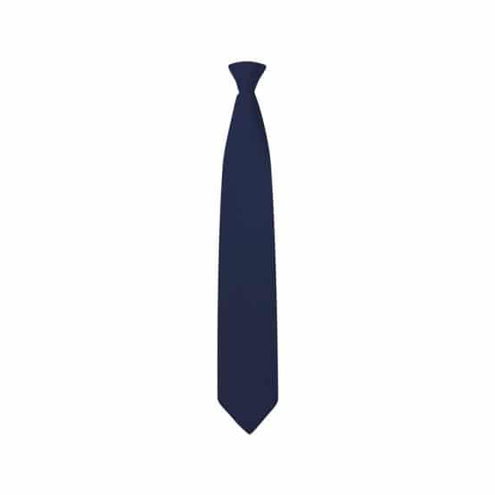 Clip on Tie Unisex Royal Blue