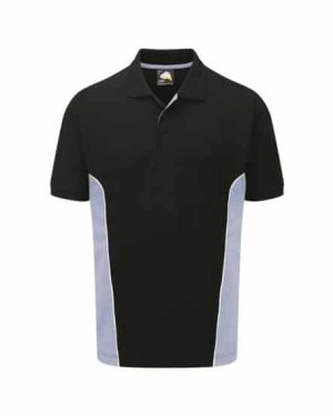 Silverswift Two Tone Unisex Poloshirt Navy - Sky