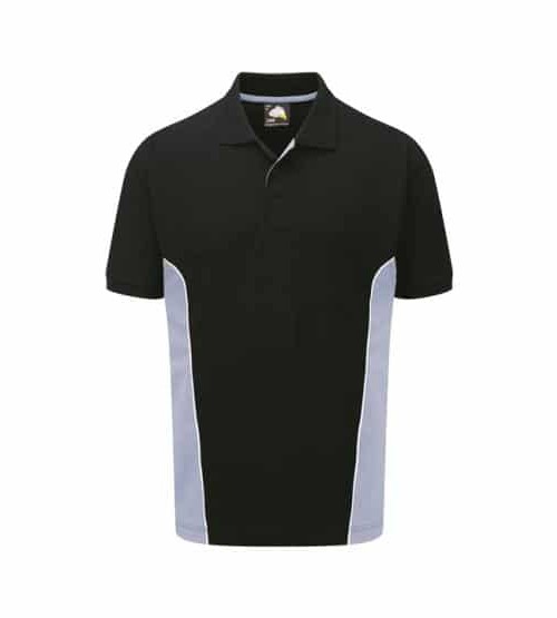Silverswift Two Tone Unisex Poloshirt Navy - Sky