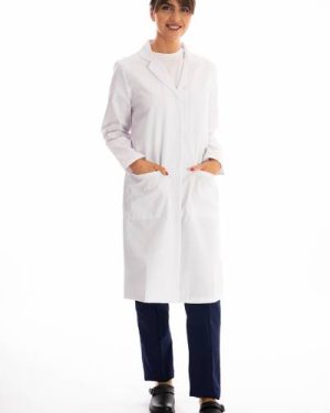 Healthcare Ladies Lab Coat White