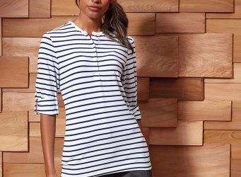 PR318 Premier Womens Long John Roll Sleeve T-Shirt