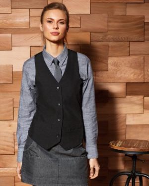 PR623 Premier Womens Lined Waistcoat