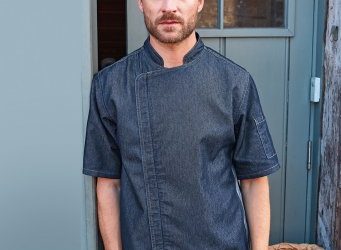 PR906 Premier Short Sleeve Zipped Chef’s Jacket
