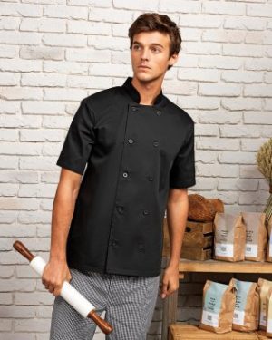 PR656 Premier Short Sleeve Chef's Jacket