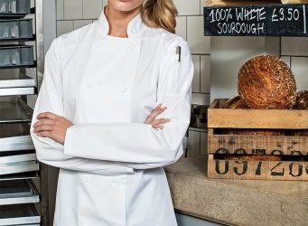 PR671 Premier Womens Long Sleeve Chef’s Jacket