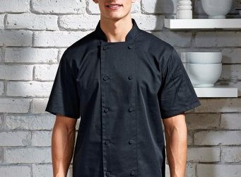 PR902 Premier Coolchecker® Short Sleeve Chef’s Jacket