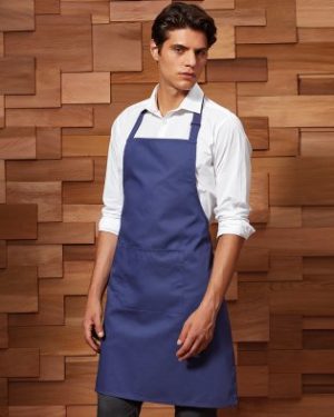 PR154 Premier 'Colours' Bib Apron with Pocket