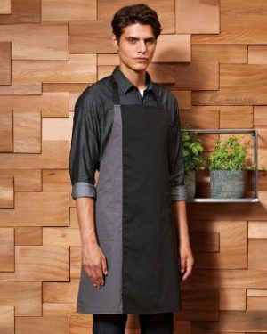 PR162 Premier Contrast Bib Apron