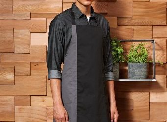 PR162 Premier Contrast Bib Apron