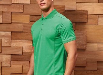PR615 Premier Mens Coolchecker Pique Polo Shirt