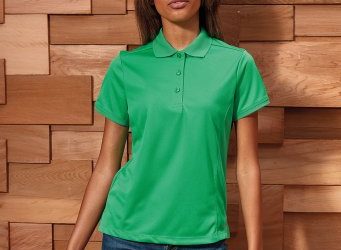 PR616 Premier Womens Coolchecker Pique Polo Shirt