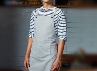 PR129 Premier Cross Back Barista Bib Apron