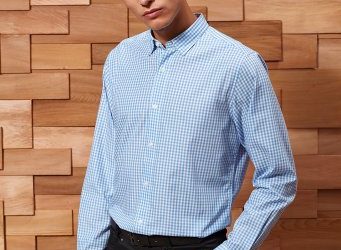 PR252 Premier Mens Maxton Check Long Sleeve Shirt