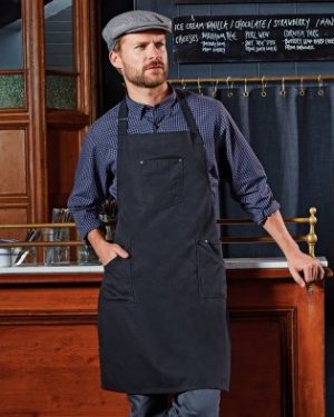 PR132 Premier Cotton Chino Bib Apron