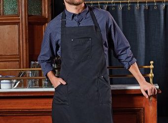 PR132 Premier Cotton Chino Bib Apron