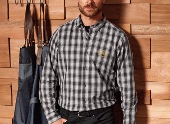 PR250 Premier Mens Mulligan Check Long Sleeve Shirt