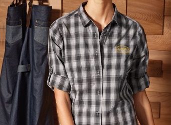 PR350 Premier Womens Mulligan Check Long Sleeve Shirt