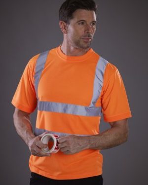 YK010 Yoko Hi-Vis Short Sleeve T-Shirt