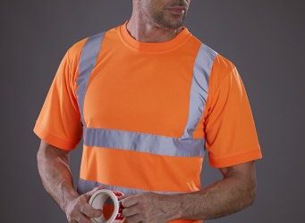 YK010 Yoko Hi-Vis Short Sleeve T-Shirt