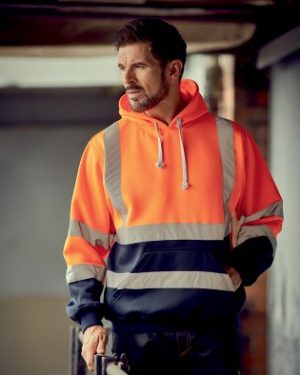 YK031 Yoko Hi-Vis Pull Over Hoodie