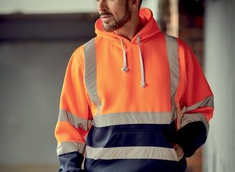 YK031 Yoko Hi-Vis Pull Over Hoodie