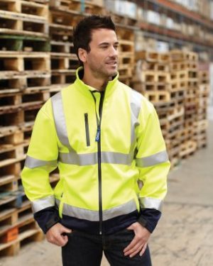 YK206 Yoko Hi-Vis Soft Shell Jacket